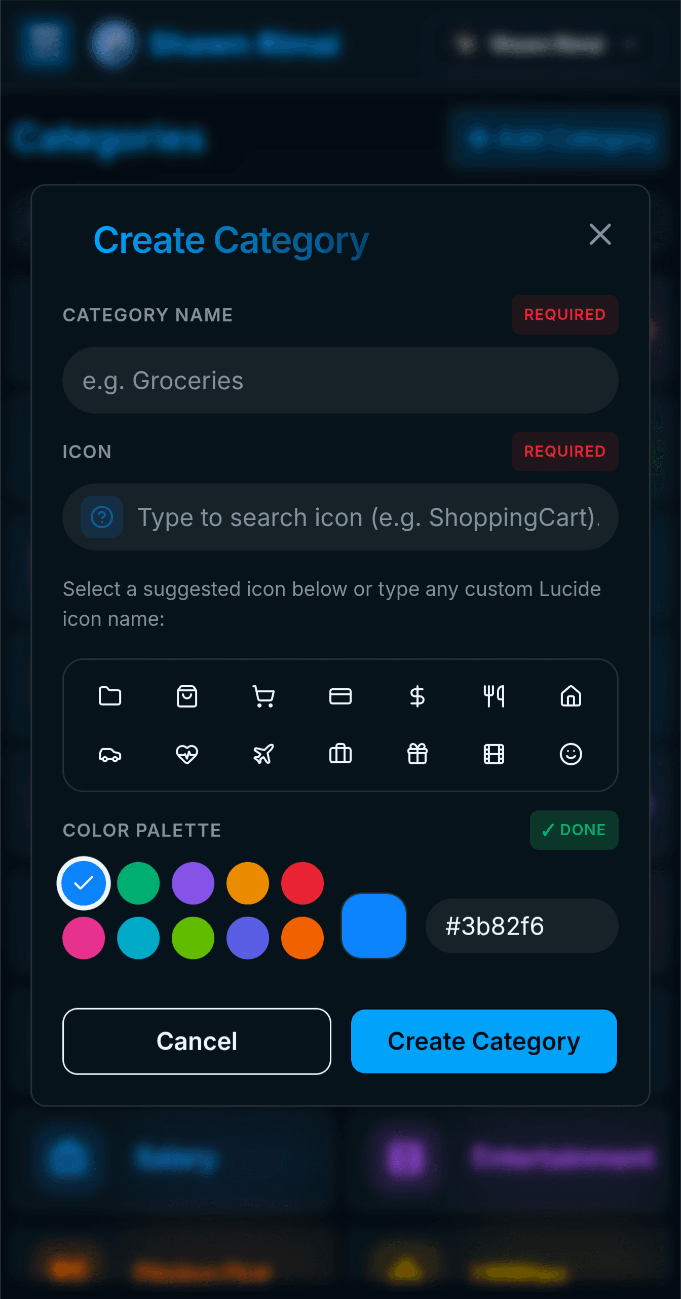 7. Create & Update Categories